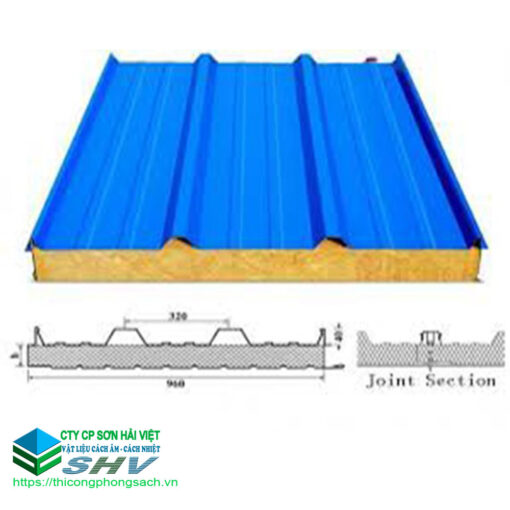 Tấm Lợp Mái Panel ROCKWOOL